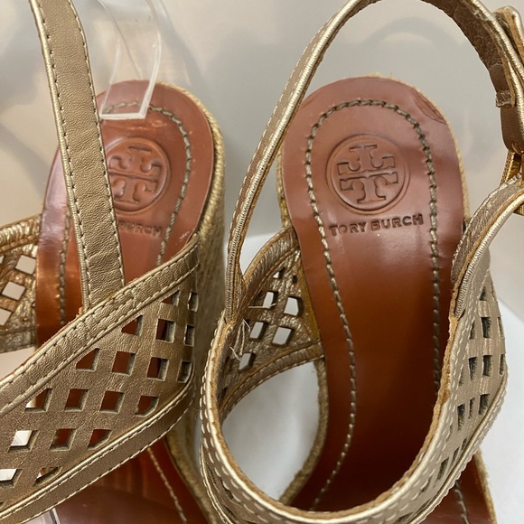 - Tory Burch espadrilles wedges size 7 - Picture 7 of 9